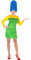 W WIDMANN MILANO Party Fashion - Kostüm Comic Girl, Kleid und Perücke, Faschingskostüme