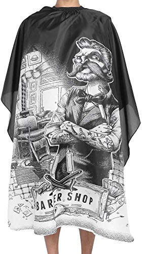 Atmungsaktiver Friseur Cape Apron 150 * 135 cm Salonumhänge Glatte Haarmaske für Salon for Perm Barber Shop Haircut