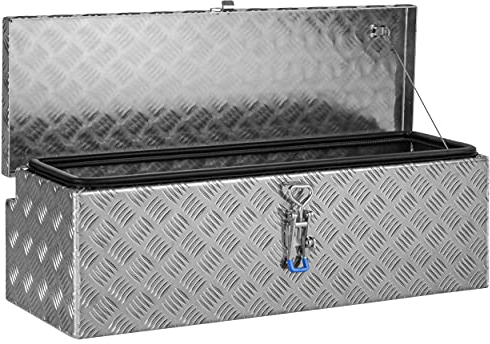 Deichselbox Staukasten Staubox Werkzeugkasten Truckbox aus Aluminium Riffelblech B 715 x H 300 x T 300 mm Made in Germany LKW Expeditionsfahrzeug Wohnmobil Anhänger ohne Befestigungsmaterial