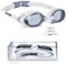 Seago Shortsighted Swimming Goggles Nearsighted Swim Goggles Anti Fog UV Protection Fit for Adult Men Women Youth Junior, No Leaking Clear Vision Pool Swim Glasses Tinted Flat Lens with 3 Nose Pieces