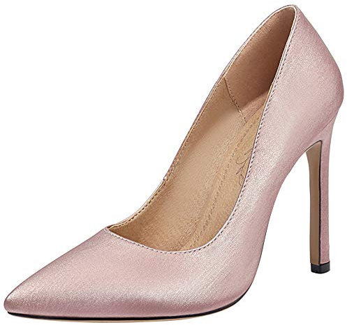 Décolleté Donna, Scarpe Tacco a Spillo Eleganti Scarpe da Sera Tacco Alto Appuntito Scarpe da Festa Viola Numero 37 EU