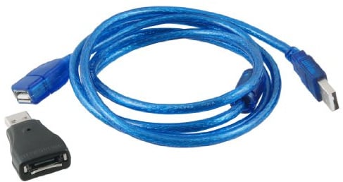 Ruilogod USB 2.0 A m/f prolunga cavo cavo blu 1.4m w USB per adattatore eSATA