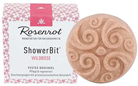 Rosenrot Festes Duschgel ShowerBit, Wildrose, 60g (2)