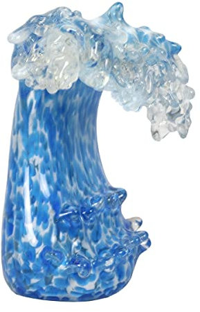 Dale Tiffany AS21269 - Escultura artística de cristal de 8.5 pulgadas de alto, hecha a mano, estilo murano, para decoración del hogar, sala de estar, dormitorio, oficina en casa y regalo