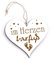 Schild Herz Holzschild graviert - im Herzen barfuß - Türschild Vintage Freiheit weiß Anhänger 13 x 12 cm
