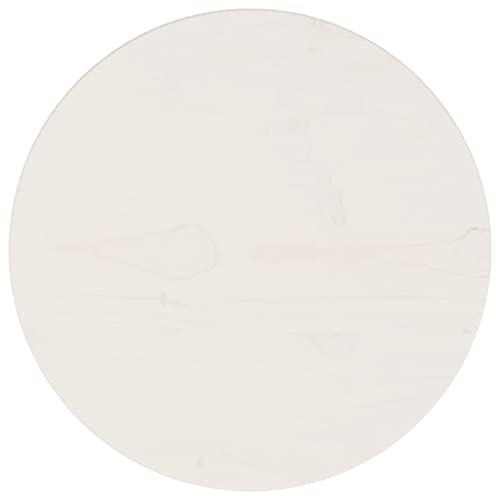homiuse Superficie de Mesa Madera Maciza de Pino Blanco Ø30x2,5 cm Tableros Redondos Tablero Madera para Mesa Es Ideal para Mesas De Comedor Mesas De Centro Mesas De Jardín Robusta Y Duradera