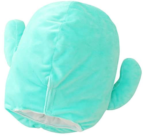 jojofuny 1 Stk Kaktus Hut Wintermützen Für Erwachsene Tiermütze Aus Kunstpelz Plüschkopf Kostüm Party-neuheitshut Beanie Mit Tierohrklappen Tierkopf Kind Halloween Plüsch Und Pp Baumwolle