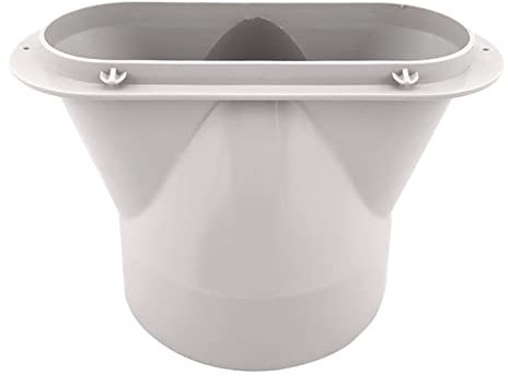 Genikeer Tubo di scarico condizionatore d'aria - Interfaccia adattatore connettore tubo finestra condizionatore diametro 13 cm/15 cm - bocca piastra di scarico condizionatore mobile