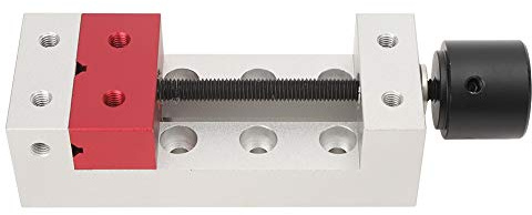 Mini Drill Press Vice, Flat Bench Clamp for Table Workholding, 50mm Opening Aluminium Alloy
