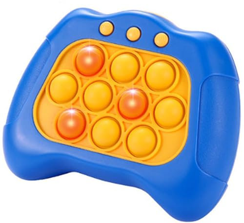 Pop Game Light Up Sensory Fidget Toys Autism for Kids Quick Push Game Console Decompression Breakthrough Puzzle Pop Game Machine Multiple Game Modes Toys