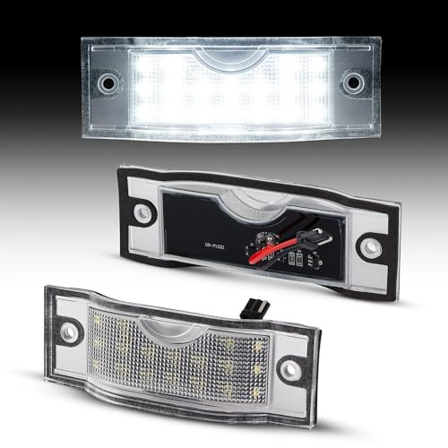 Recambo Led Kennzeichenbeleuchtung CAN-Bus Fehlerfrei, SMD - Effizient - geringer Stromverbrauch, hohe Leuchtkraft, leichte Installation, Zulassungsfrei mit E-Prüfzeichen