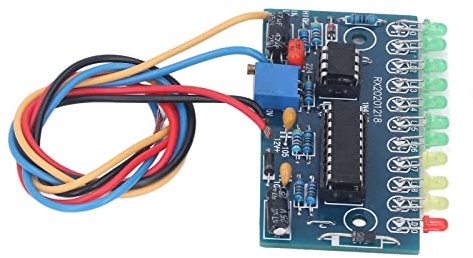 LED 10 Segment Audio Level Indicator Module with Multiple Color LEDs and High Sensitivity for VU Meter Preamplifier