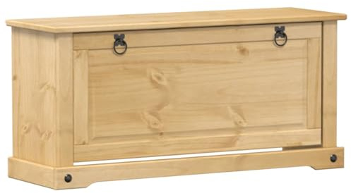 vidaXL Schuhschrank Corona 99x32x47 cm Massivholz Kiefer
