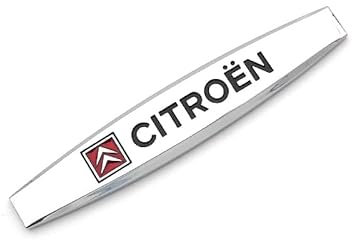 VODHXA Auto Abzeichen Logo für Citroen Tianyi Sega Elysee C4C5 C6, Premium Qualität Autoaufkleber Emblem Aufkleber Auto Sticker Abzeichen Dekoration Auto Dekorationszubehör