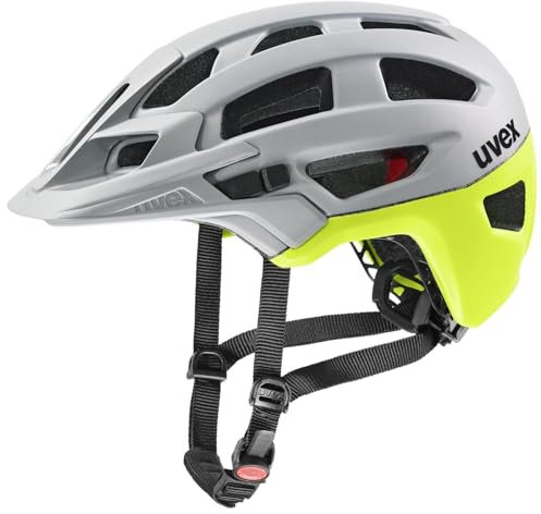 uvex Finale 2.0 - sicherer MTB-Helm für Damen und Herren - individuelle Größenanpassung - erweiterbar mit LED-Licht - Rhino-neon Yellow matt - 56-61 cm