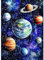 AIRDEA Planeten Diamond Painting Erwachsene, DIY 5D Universum Diamant Painting Bilder, Bastelset Erwachsene Frauen als Haus Wanddeko 30x40 cm