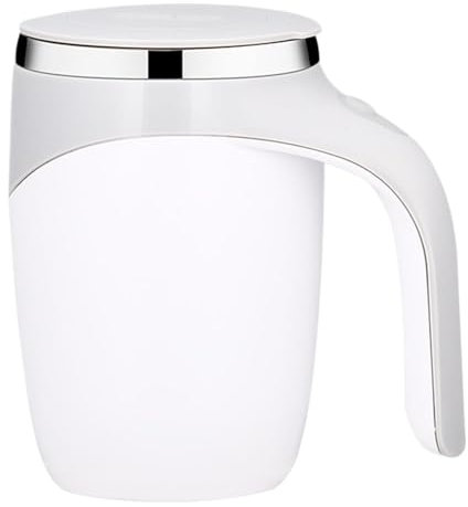 Taza agitadora de café magnética, taza de café magnética automática recargable,Taza agitadora de café magnética de 380 ml - Taza de café agitadora portátil, mezclador de taza de café para oficinas, us