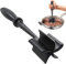 Flycppo Tritacarne,Tritatutto per Hamburger,Frullatore Multiuso a 5 Lame,Tritacarne Manuale Resistente al Calore,Macina Carne per Palmare per Hamburger,Manzo,Verdure,Frutta(Nero)