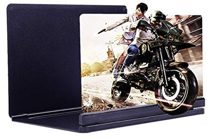 KFETCN Phone Screen Amplifier, 3D HD Mobile Phone Magnifier Projector Screen For Movies, Videos, And Gaming Supports All Smartphones Accessories Gadgets Tech Gifts For Men
