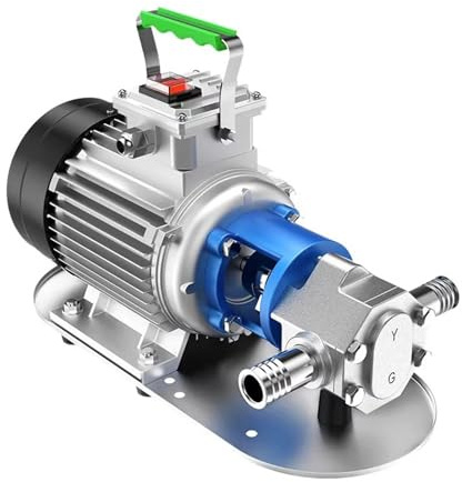 Self-Priming Stainless Steel Oil Pump Gear High Viscosity Engine Edible Hydraulic Safe and Stable Operation(Industrial Grade,380)