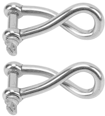 NPXUAMTJ In Acciaio Inox 6mm Grillo Collegamento Per Maritimes Outdoor Gear Rimorchio Ormeggio Barche a vela Attrezzatura Ponte di Sicurezza Cargo