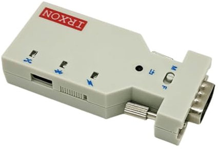 Luobannm Adaptador Inalámbrico Bluetooth BT578 V3 RS232 con Conectores Macho y Hembra, Carga USB A Tipo C.