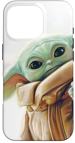Star Wars The Mandalorian Grogu White Case for iPhone 16 Pro