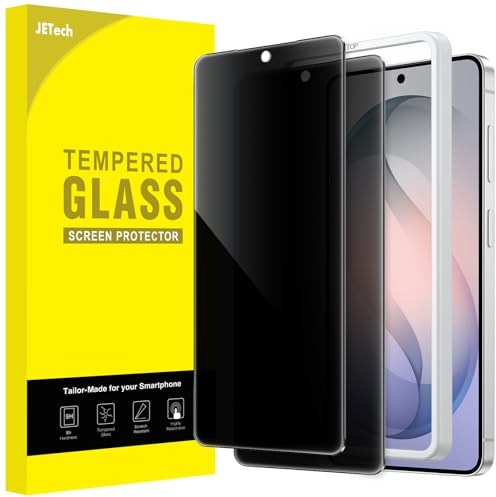 JETech Verre Trempé Anti-Espion pour Samsung Galaxy S26, Lot de 2 | 9H Protection D'écran, Outil d'Installation Facile, Design Anti-Rayures, Compatible avec Coque