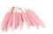 10 Indianerfedern ca. 10-15cm (rosa 148) // Dekofedern Bastelfedern Masken Federn Schmuckfedern Vogelfedern