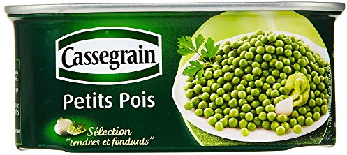 Cassegrain Petits pois Sélection 'tendres et fondants' - La boîte de 140g net égoutté