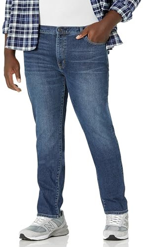 Amazon Essentials Herren Stretchjeans, Skinny-Passform - Auslauffarben, Mittlere Waschung, 30W / 30L