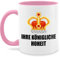 Tasse Tassen 325ml - Statement Sprüche - Ihre königliche Hoheit - 325 ml - Rosa - könig spruchtasse sarkasmus krone kaffeetasse spruchtassen spruch kronen fanmug kaffeetassen mit sprüchen