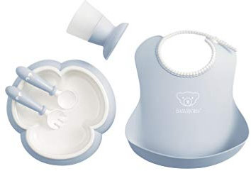 BabyBjörn Küchenset für Kinder, 5 Teile, Blassblau
