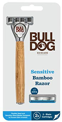 Bulldog Rasierer, Bambus, empfindliche Haut, 2 up