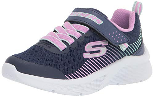 Skechers Microspec, Sneakers, Navy/Lavender, 30 EU