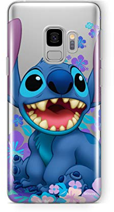 ERT GROUP Handyhülle für Samsung S9 Original und offiziell Lizenziertes Disney Muster Stitch 001 optimal an die Form des Handy angepasst, teilweise transparent