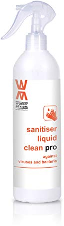 Sanitizer Liquid Clean Pro 250 ml | Desinfektionsmittel für Hände und Flächen | Schützen Sie Ihre Hände vor Viren und Bakterien | Made in EU