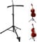 Cocoarm Ständer für Cello / Kontrabass / Instrumentenständer, klappbares Höhenverstellbarer Stativ Metallständer für Gitarre Cello Viola Ukulele Mandoline, Höhenverstellbarer 74~120 cm Stativ