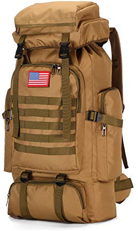 King'sGuard 70L Camping Wandern Militär Taktischer Rucksack Outdoor Wasserabweisend Verstellbare Sporttaschen