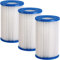 Monzana 3X Cartuchos de Filtro para Piscina SPA Tamaño II 138x105mm Tipo H Lavable Repuesto Hidromasaje