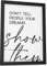 Papierschmiede® Typografie Poster, Don’t tell people your dreams (elegant), DIN A5 (15x21 cm), Wanddeko Wohnzimmer, Schlafzimmer, Küche, schwarz-weiß Bild mit Spruch OHNE Rahmen