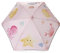 Sonia Originelli Kinder Regenschirm Meerestiere Fische rosa pink mit Klemmschutz Reflektionsstreifen und Namensschild