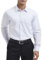HISDERN Men's Long Sleeve White Shirt Business Bamboo Fiber Dress Shirt Regular Fit Non Iron Shirt with Pocket,XL