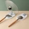 2 Piezas Soportes Para Tapas de Ollas, Organizador de Cocina, Soporte Para Cucharas, Organizador Cajones Cocina, Organizador Para Sartenes, Bandeja de Cocina, Para Evitar el Goteo de Agua (Blanco)