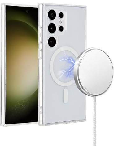 eSTUFF Infinite Oslo S24 Ultra Galaxy Clear Magnetic Cover, ES67403003-BULK