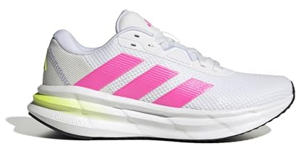 adidas Damen Galaxy 7 Running Shoes, FTWR White/Lucid pink/Lucid Lemon, 37 1/3 EU