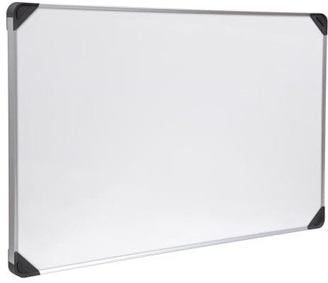 Memobe IDEA Edge - Whiteboard Magnetisch - Tafel zum Aufhängen - Tafel für Wohnung, Küche, Büro, Schule - Wandplaner in Aluminium Rahmen - Organisationstafel Wand - 90x60 cm