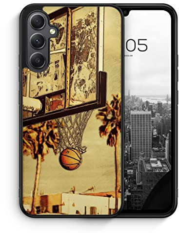 MUNIQASE Basketball Cartoon - Silikon Hülle für Samsung Galaxy A15 4G 5G - Sport Basketball Jungs Herren Männer Schutzhülle Handyhülle Case Cover