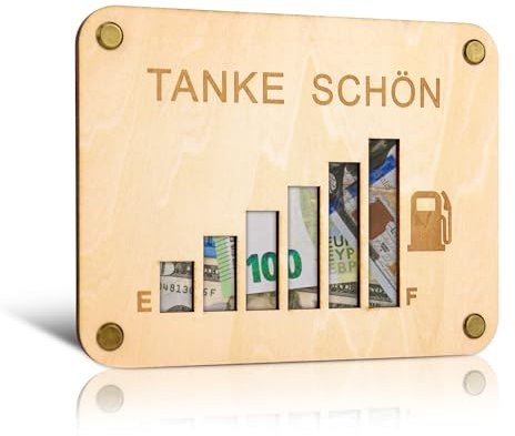 TAKULA Geldgeschenke Verpackung - Tankgutschein, Auto Spardose Finanzspritze Geldgeschenk Geschenke zum Neuen Suto,Lustige Geldgeschenke