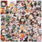 100Pcs Cartoon Stickers, Anime Slayer Stickers for Boys Girls, Stickers for Kids Party Bags Filler, Waterproof Vinyl Stickers for Laptop, Skateboard, Scrapbooking, Bedrooms